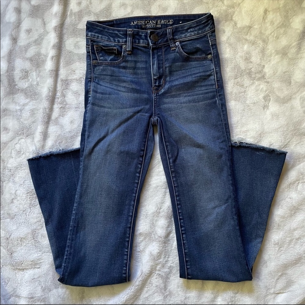 American Eagle Hi-Rise Slim Flare Size 0 Short